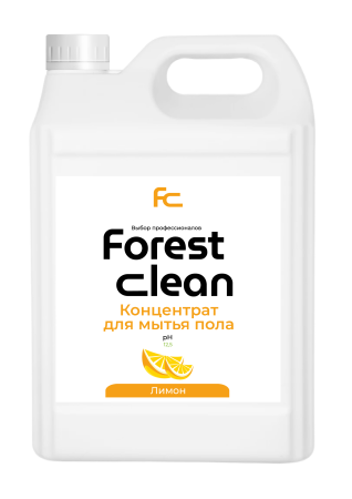 Концентрат для мытья пола, Forest Clean, "Лимон" Канистра 5л
