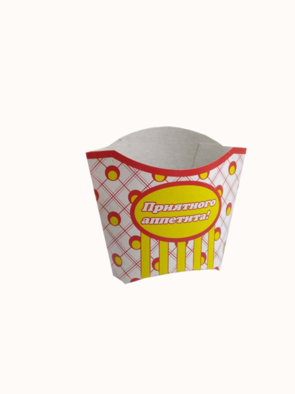 Короб-Стакан для картофеля фри большой 120 гр