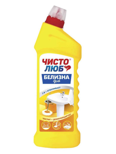 Домбытхим, Белизна-гель Чистолюб, 750 гр/16 в кор