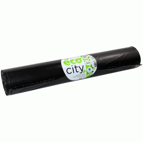 Пакет для мусора Eco City 90х110 ПВД рулон 160 л 10 шт